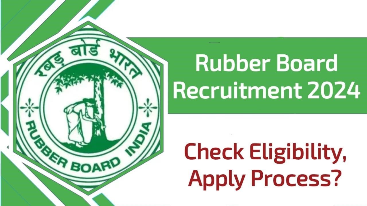 Rubber Board Recruitment 2024 Apply Online for 50 Young Professional Posts