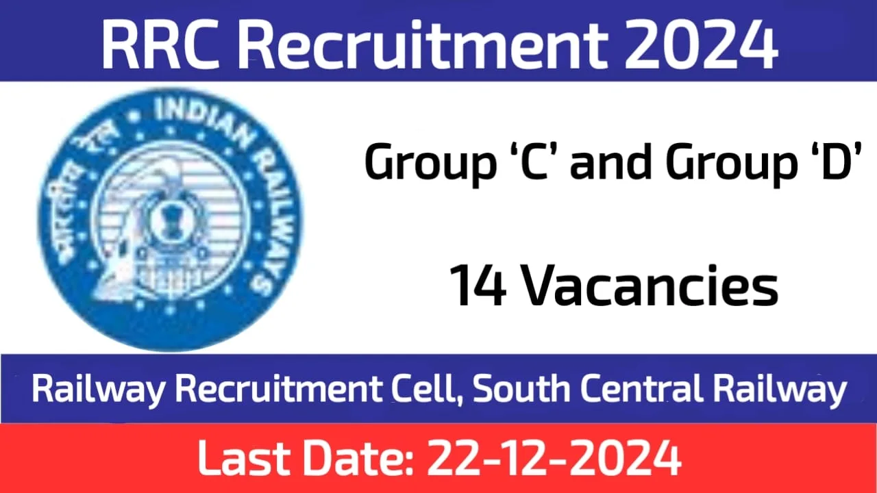 RRC Secunderabad Group C & D Recruitment 2024 for Scouts and Guide Quota