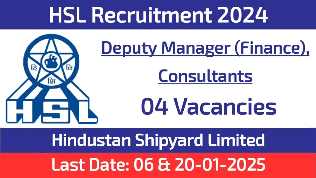 Hindustan Shipyard Visakhapatnam Deputy Manager Finance Recruitment 2024